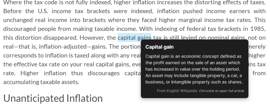 Wiki Hover Chrome Extension